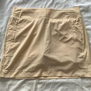 Athleta Light Peach Mini Skirt